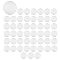 Paquet de 50 Balles de Ping-Pong de Qualité SupéRieure Balle de Table de Formation AvancéE Balles LéGèRes Durables Sans Soudure