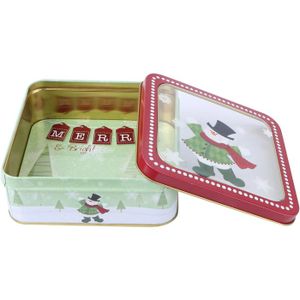 Lot De 3 Boîtes à Biscuits En Métal Noël - Trois Tailles Empilables - Décoration Festive