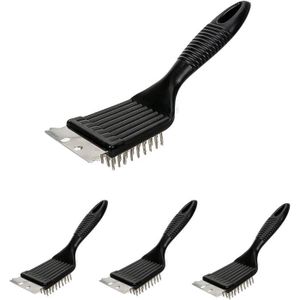 Lot De 2 Brosses Nettoyage Barbecue 2 En 1 Acier Inoxydable - Efficaces Pour Tous Grils