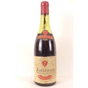 VIN ROUGE juliénas mommessin rouge 1960 - beaujolais