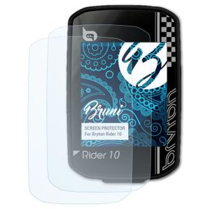 Bruni 2x Écran protecteur pour Bryton Rider 410 Protecteur d'écran 