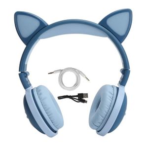 Casque Chat Bleu Cdiscount Casque Chat Bleu Cdiscount