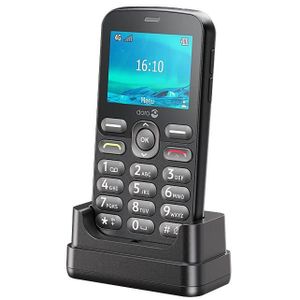 Téléphone portable Téléphone mobile Doro 1880 4G pour séniors Noir