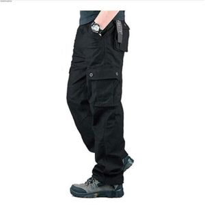Pantalon De Travail Homme Coton Grand Cargo Sport Pantalons avec  Multi-Poches Ajustable Cordon Y2k Pantalon Travail Slim Fit Militaire  Montagne Baggy
