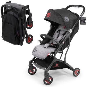 Poussette Bébé Pliable, Poussette Canne de Voyage à 4 Roues, 0-3 ans,  jusqu'à 15 kg, Gris - Cdiscount Puériculture & Eveil bébé