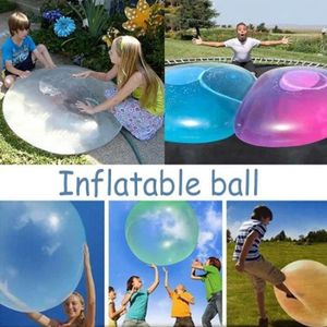 BALLE - BOULE - BALLON Happy-Balles remplies d'eau portatives boule à bulles gonflable légère adaptées à la plage de jardin de piscine extérieure