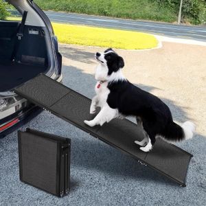 RAMPE POUR CHARGEMENT FASNATI Rampe pliable pour chien, rampe portable pour chiens de grande taille avec bande antidérapante, disponible pour camion, 2