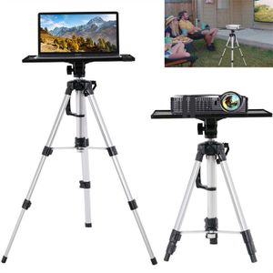 Charge maximale 6 kg Voyage extérieur Support de projecteur réglable pour trépied de projecteur en Aluminium Portable avec Plaque pour Bureau Salon Ejoyous Support de projecteur 