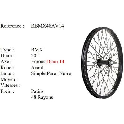 Jante 20 pouces velo clearance