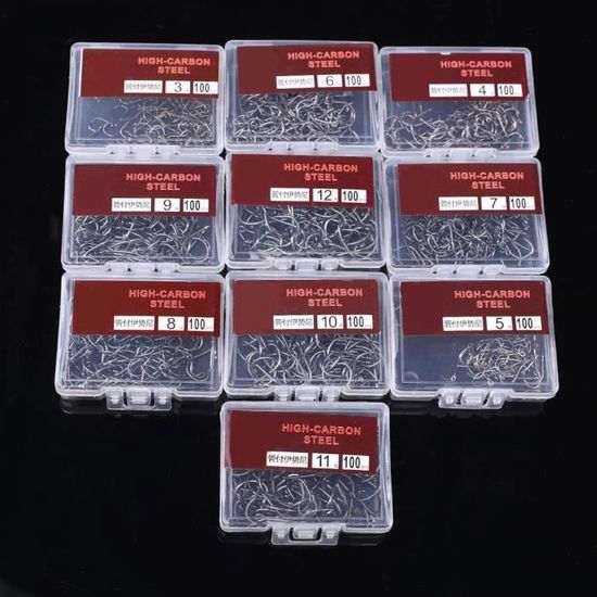 50 Ami Offset Circle Hooks Tackleworks Taglia 7/0 - Nuovi