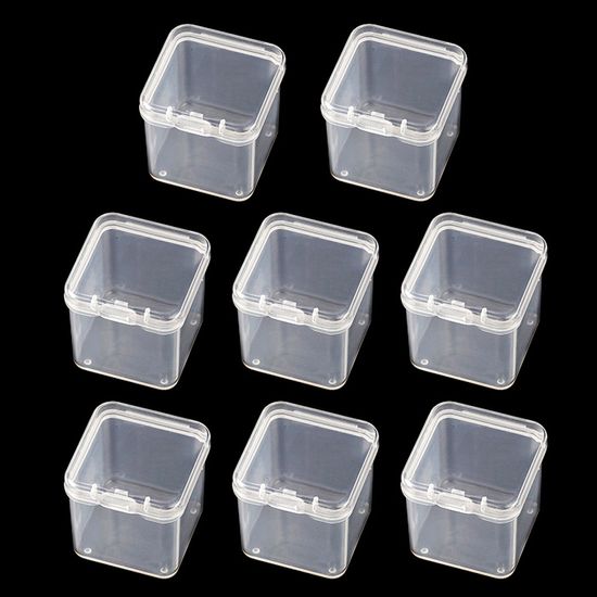 Lot De 8 Boîtes Archivage A4 En Plastique - Tranche 75mm - Bleu - Fermeture Bandes Magnétiques
