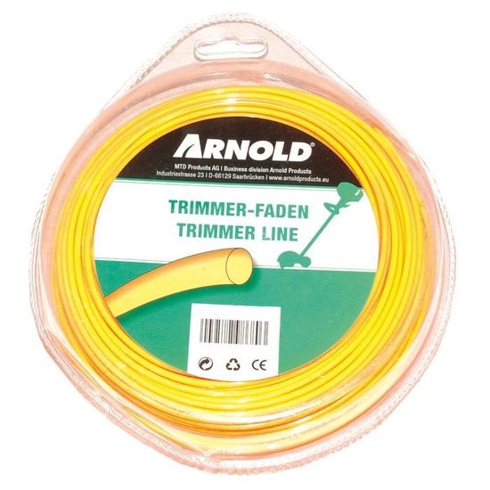 2 Sets Kernverstärkte Rasentrimmerschnur – 2,0–3,0 Mm Durchmesser, 15 M Pro Rolle (30 M Gesamt)