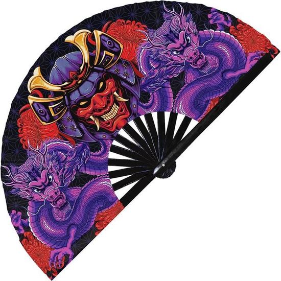 Éventail Pliable En Papier,Rouge--Éventail à Main Pliant Bergame Fin, Fabrication Délicate