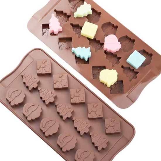 Moules à Chocolat En Silicone Stitch - Mini Moules Antiadhésifs Pour Pralines, Bonbons, Décoration De Gâteaux - 4
