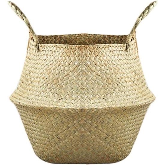 Panier De Rangement Pliable 33L - Tissu Matelassé Floral, Poignées, Pour Linge, Jouets, Couvertures