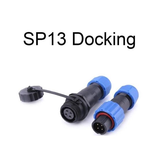 HangTon SD13 7 Broches Mâle Femelle Fil Prise Circulaire Étanche IP68 Connecteur Plastique pour Appareils Électriques Extérieurs (7 Broches HangTon SD13 7 Broches Mâle Femelle Fil Prise Circulaire Étanche IP68 Connecteur Plastique pour Appareils Électriques Extérieurs (7 Broches