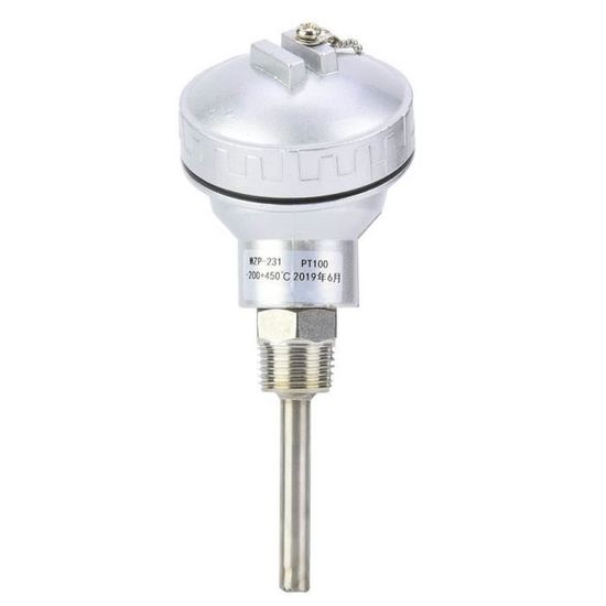 Capteur De Température RTD Pt100 3 Fils - Sonde En Acier Inoxydable, Longueur 50mm, Plage -50°C à 250°C