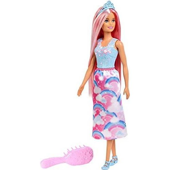 Barbie Dreamtopia poup e princesse chevelure magique avec cheveux