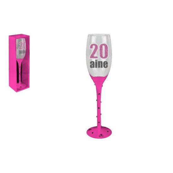 FLUTE CHAMPAGNE 20 AINE ROSE