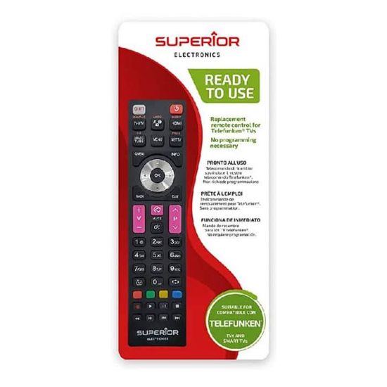 Télécommande Neuve Pour Téléviseurs TELEFUNKEN - Modèles T32TX182DLBP3D, T40FX182DLP, T50FV273DLBP