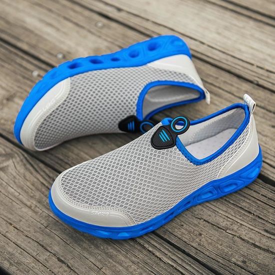 Mocassins Slip-on Hommes – Baskets En Maille Respirante, Semelle Confort Mousse Mémoire, Légeres Et Décontractées - 9