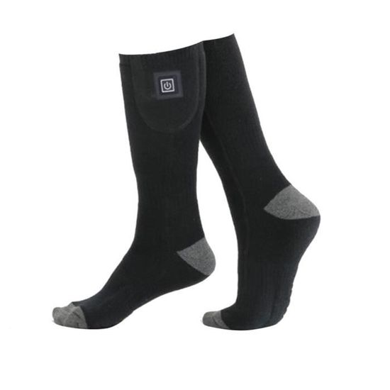 Chaussettes Chauffantes Avec Batterie 3000mAh - Contrôle Par App - 4 Niveaux Jusqu'à 70°C - Pour Ski, Pêche, Hiver