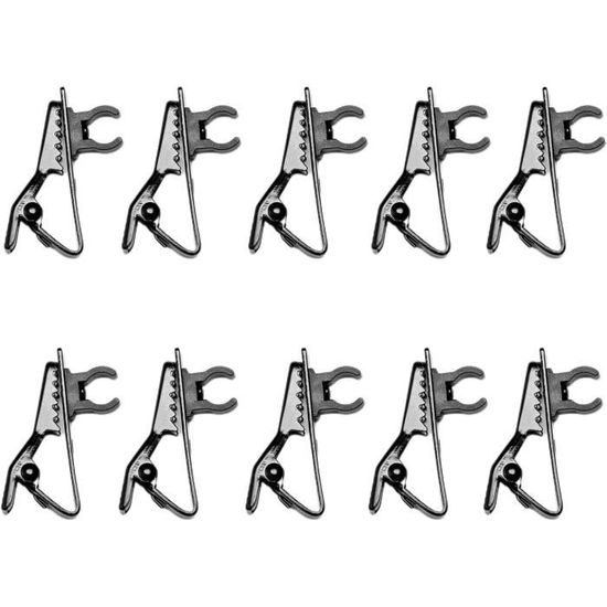Lot de 10 pinces à serviettes pour chaises longues de plage, grandes