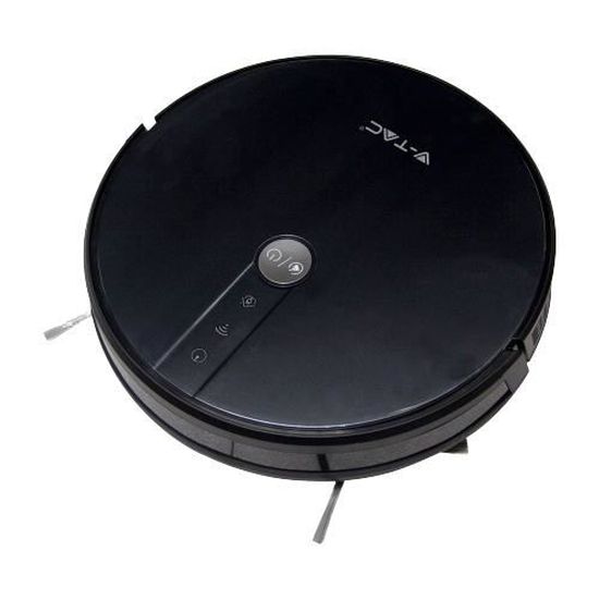Robot-aspirateur V-tac Smarthome VT-5555 - Noir - Fonctionne avec Amazon Alexa et Google Home Assistant