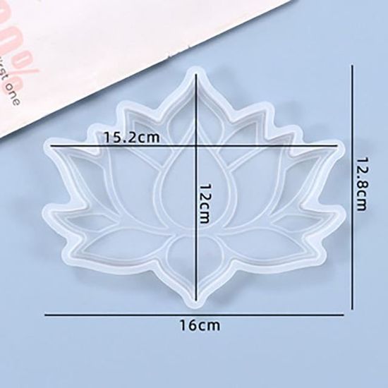 Moule À Gâteau En Silicone 3D En Forme De Fleur De Lotus Pour Moule À Gâteau En Silicone 3D En Forme De Fleur De Lotus Pour