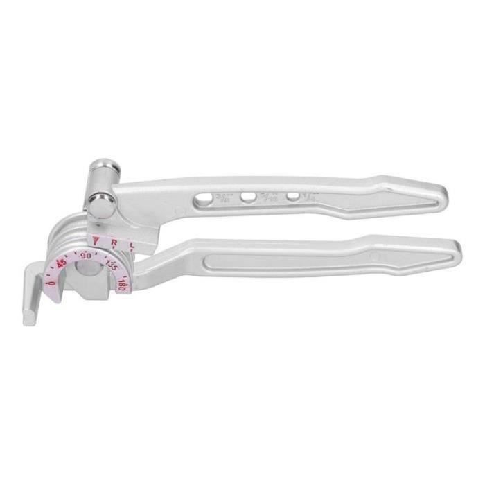 Cintreuse à Tubes Professionnelle - Parfaite Pour Lignes De Frein, Carburant Et Climatisation | 3 Tailles: 1/8", 3/16", 1/4" | Alliage Aluminium Bleu