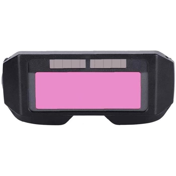 Lunettes De Soudure à Assombrissement Automatique - Protection Yeux UV/IR Pour Soudage à L'Arc Et TIG