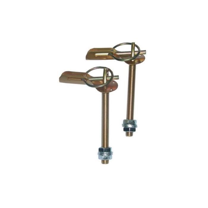 Attaches Capot Dakar Alu Or - la paire