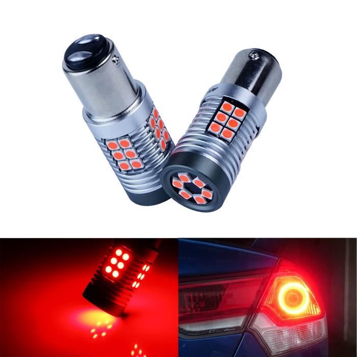 2x BAY15d 1157 P21/5W 30 SMD LED Ampoules Rouge Feux de Frein Arrière Stop Lumière Lampe