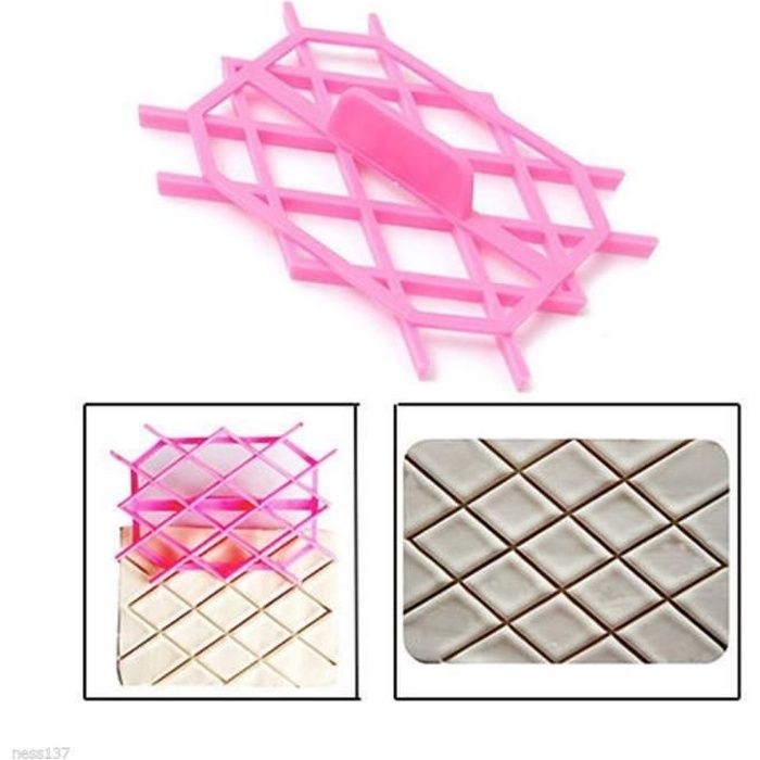 Embosseur Pour Effet Matelassé Pate à Sucre Pâte d’Amande Cake Design