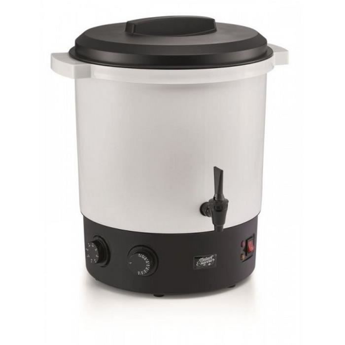 nature&saveurs - stérilisateur de bocaux électrique en plastique avec robinet et minuteur 28l 2200w - ns st28pl
