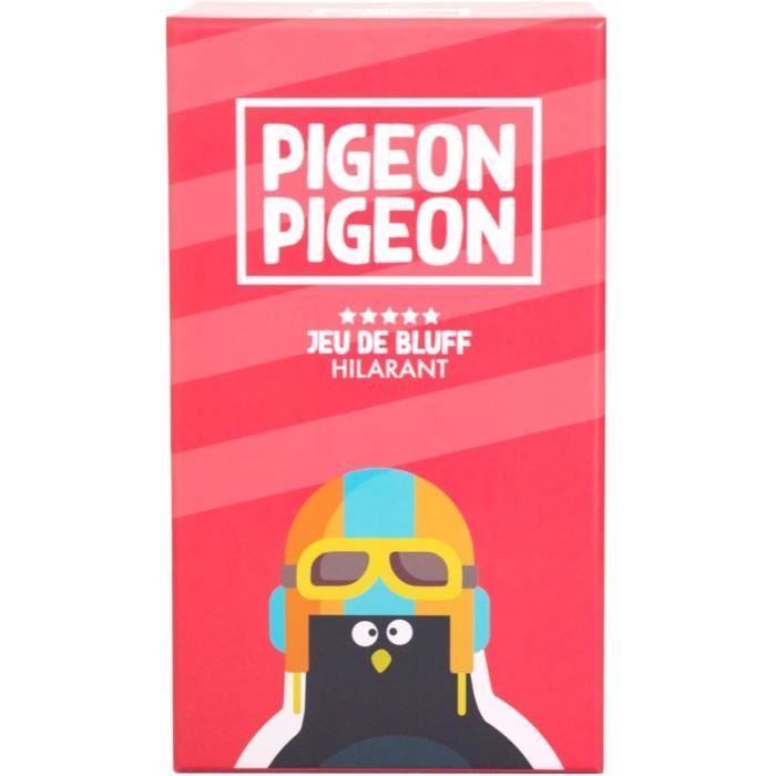 Jeu de societe Pigeon Pigeon - ambiance, bluff, creativite, humour - fabrique en France