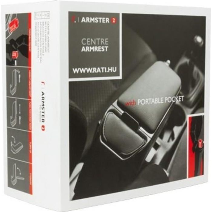 Accoudoir Armster Peugeot 308 2007-2013 Noir Gris
