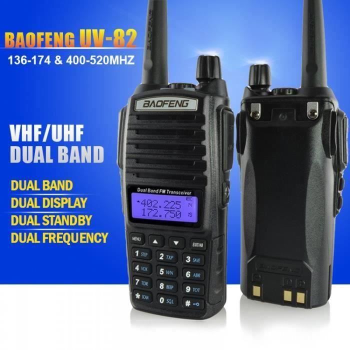 Baofeng Uv - Bi - Bande 136 - 174-400 - 520 Mhz Fm Ham Radio Bidirectionnelle, Émetteur - Récepteur, Ht - Avec Batterie, Ant My23744