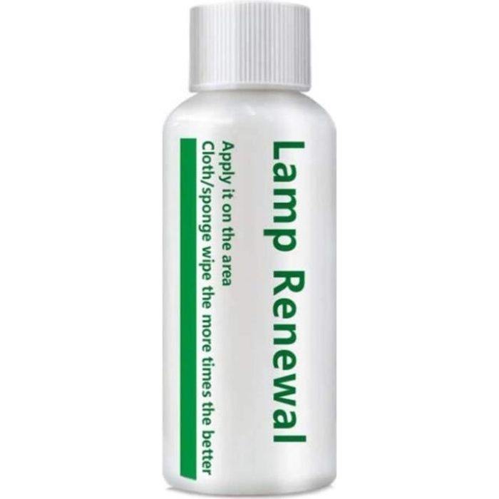 Liquide De Réparation De Phare De Voiture, Agent De Revêtement De Feu Arrière Kit De Rénovation De Liquide De Lampe De Phare 20ML
