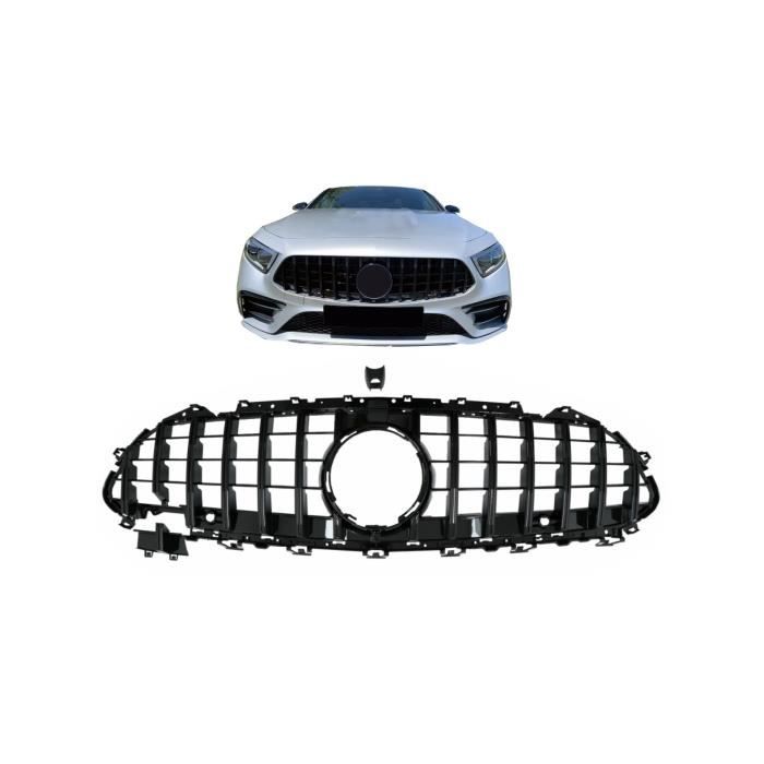 Calandre pour Mercedes CLS C257 18+ Panamericana GTR Look Noir