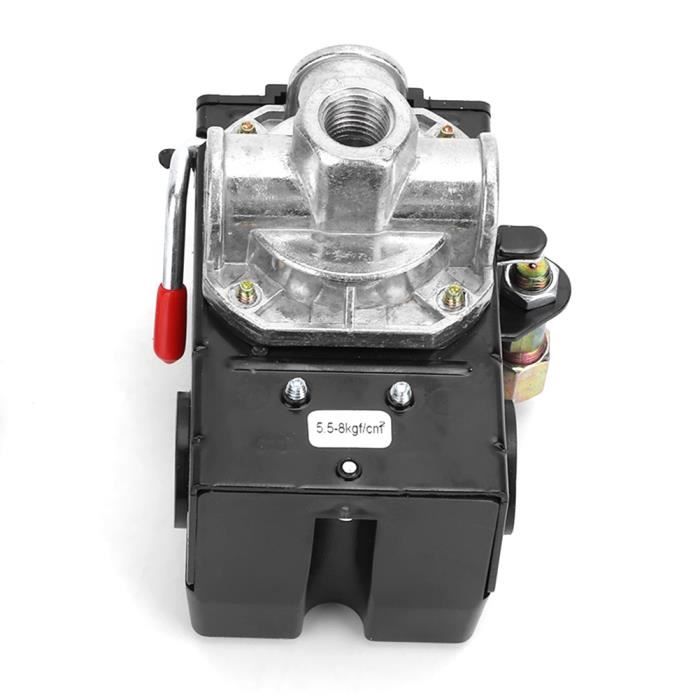 Régulateur de compresseur d'air, type horizontal 220 V pratique, haute qualité stable 10 (A) pour 75 ~ 120Psi Fbang-quatre trous