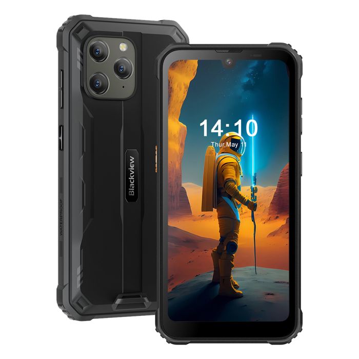 Smartphone Robuste Blackview BV4900 Pro IP68 étanche 5,7- Écran 64 Go 5580mAh Téléphone 4G 13MP Double SIM GPS - Noir