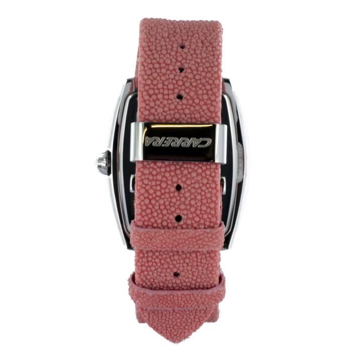 CARRERA-Montre Analogique pour Femmes à movement Quartz en Cuir Rose-cw58621103031