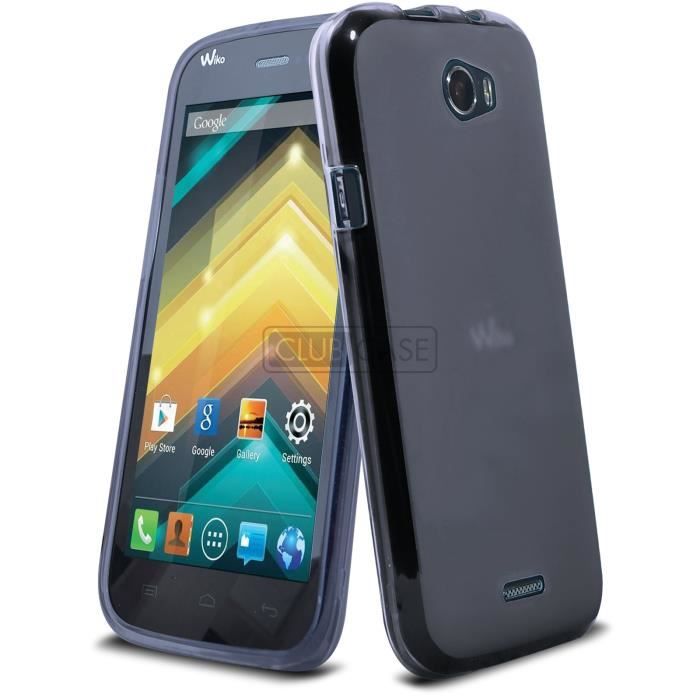 Coque Wiko Barry Semi Rigide Extra Fine Noire