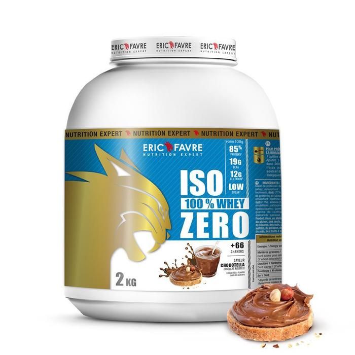 Iso Zero 100% Whey Protéine - Eric Favre Chocotella