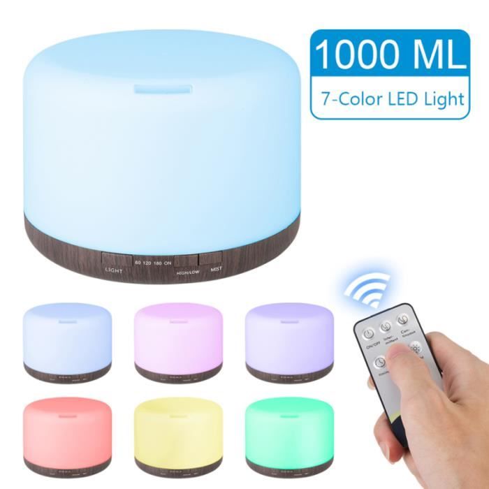 Chic Aroma Machine Diffuseur d'Huiles Essentielles Télécommande Humidificateur Anti-séchage de Table pour Maison MACHINE A CAFE