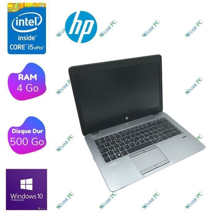HP EliteBook 840 G2 - Intel Core i5 5200U - RAM 4 Go - HDD 500 Go - 14