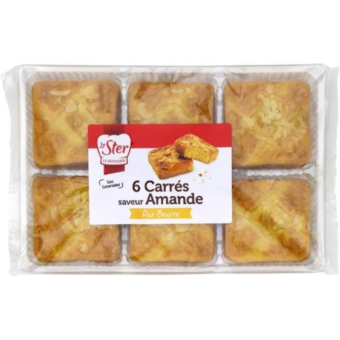 LE STER - Carre Saveur Amande Pur Beurre 280G - Lot De 4
