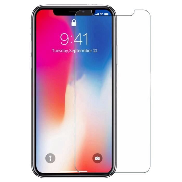 verre trempé iPhone X / iPhone 10