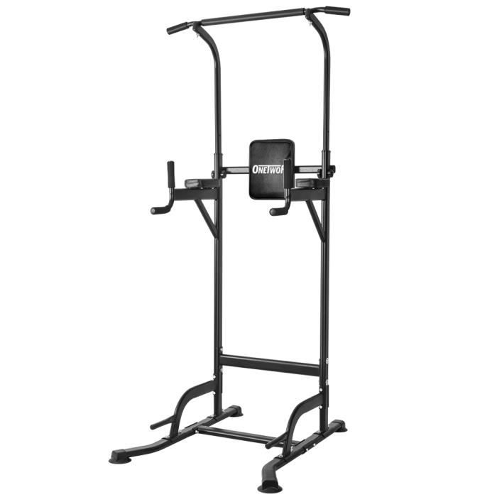 OneTwoFit Station Traction dips Multifonctions Barre de Traction dips pour Station de Musculation à la Domicile OT084